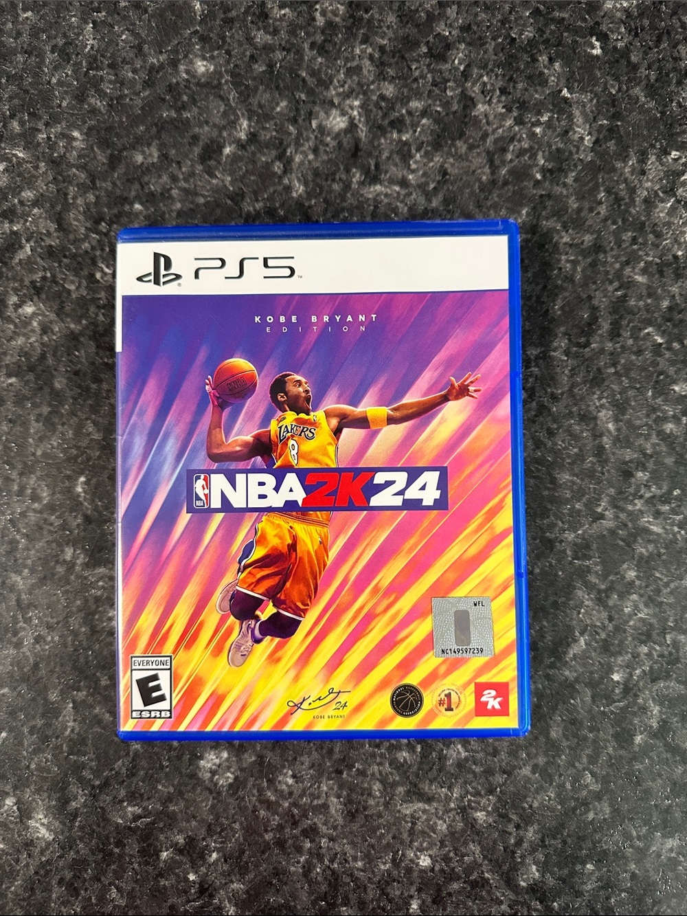 NBA 2K24 Kobe Bryant Edition for PS5 — Purple & Orange Cover